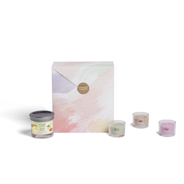 Yankee Candle - Art in the Park 1 Small Tumbler & 3 Filled Votive Gift Set
